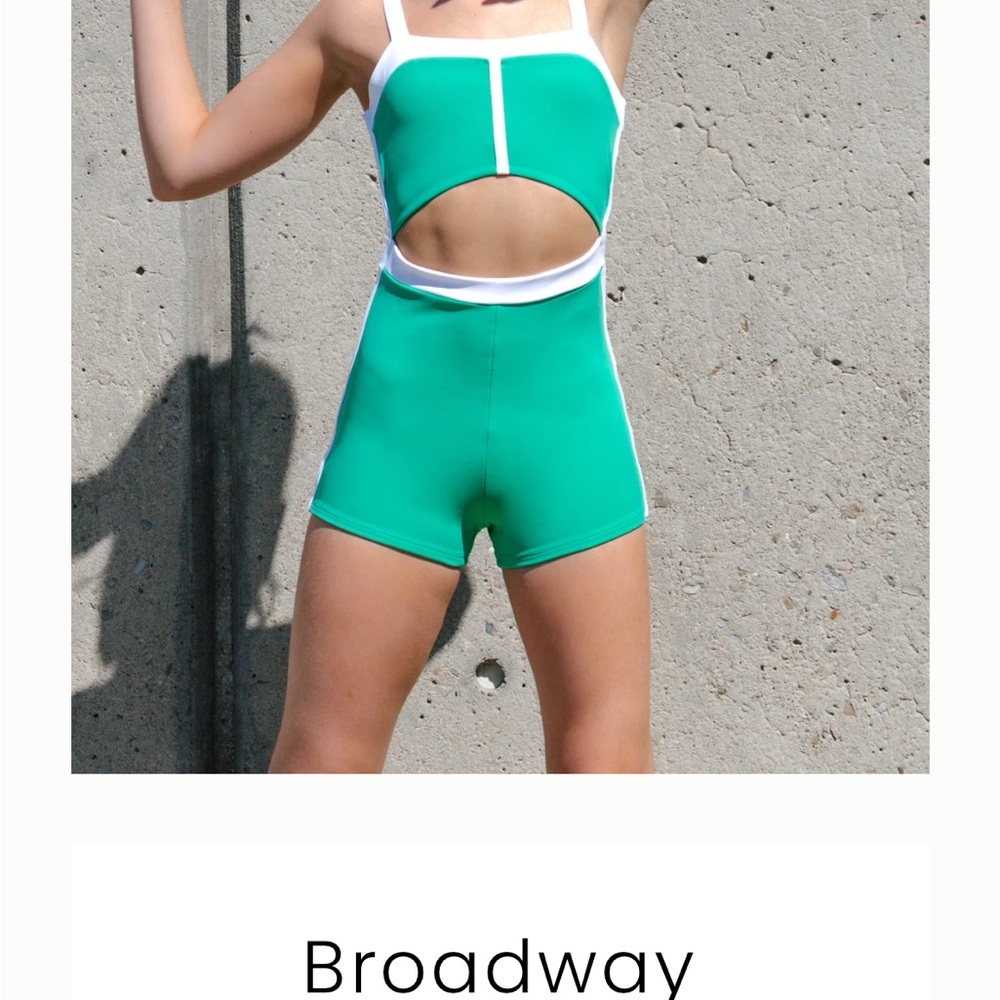 Broadway Dance Green Cutout Jumpsuit